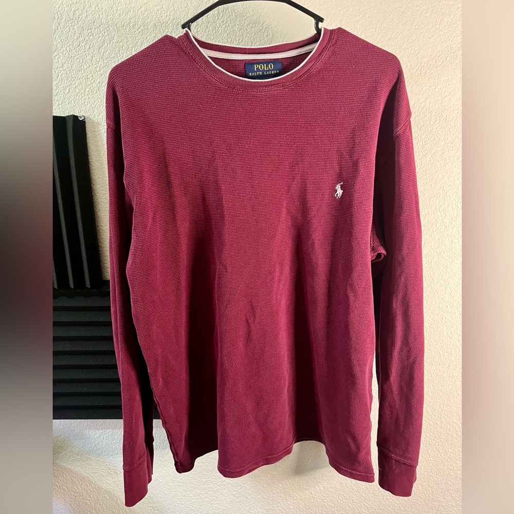 Men’s Polo Ralph Lauren thermal size XL - Maroon